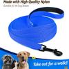 Нейлоновые поводки для дрессировки собак, поводок для прогулок с домашними животными, длинный шнур, тяговый трос для маленьких и больших собак, 4,5 м, 10 м, 15 м, поводок