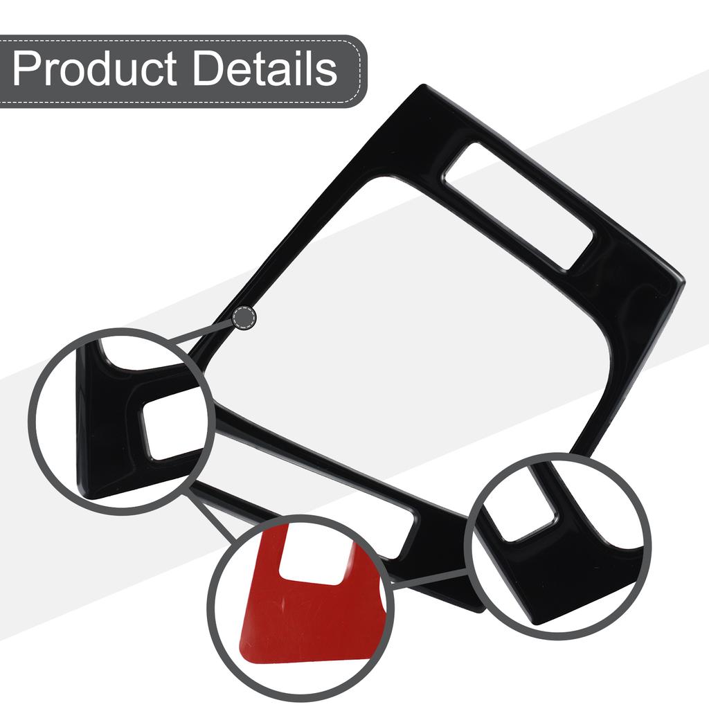 Piano Black Gear Shift Panel Frame Cover Trim For BMW 3 Series E46 1998-2005 Car ABS Plastics Gear Shift Panel Cover