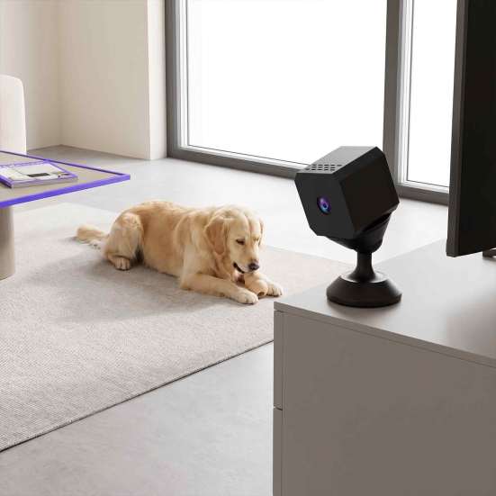 Умная WiFi-камера с Bluetooth-соединением, мини-камера безопасности, 1080P, маленькая, с ночным видением и компактная, для внутреннего мониторинга, отслеживание движения,