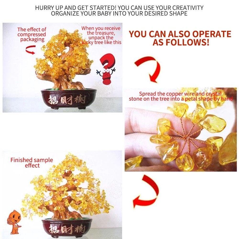 China Fengshui Good Fortune Money Tree Ornaments Decorative Articles Fortune Tree Desktop Ornaments