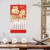 Китайский настенный календарь 2026 Год Лошади Настенный календарь Лунный месячный планер для китайского Нового года Ресторан Офис Школа Настенный декор