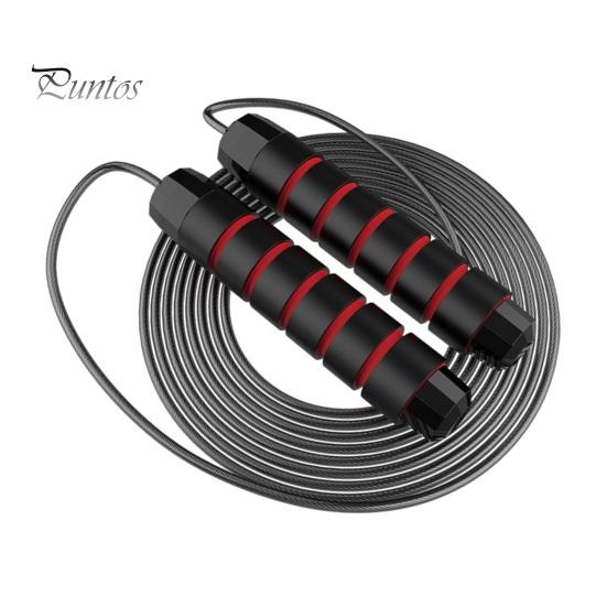 Скакалка из стальной проволоки 300 см. Регулируемая нескользящая ручка. Не спутывается. Физическое тестирование. Весовые тренировки. Студенты. Дети. Взрослые. Скакалка для фитнеса.