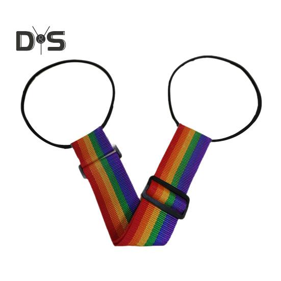 Ремень для упаковки чемодана Эластичный ремень для крепления чемодана с пряжками для надежного закрытия Регулируемый ремень для багажа без помощи рук для ковриков для йоги