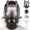 Full Face Respirator Mask, Gas Masks Survival Nuclear and Chemical, Gas Respirator with Activated Carbon Filters