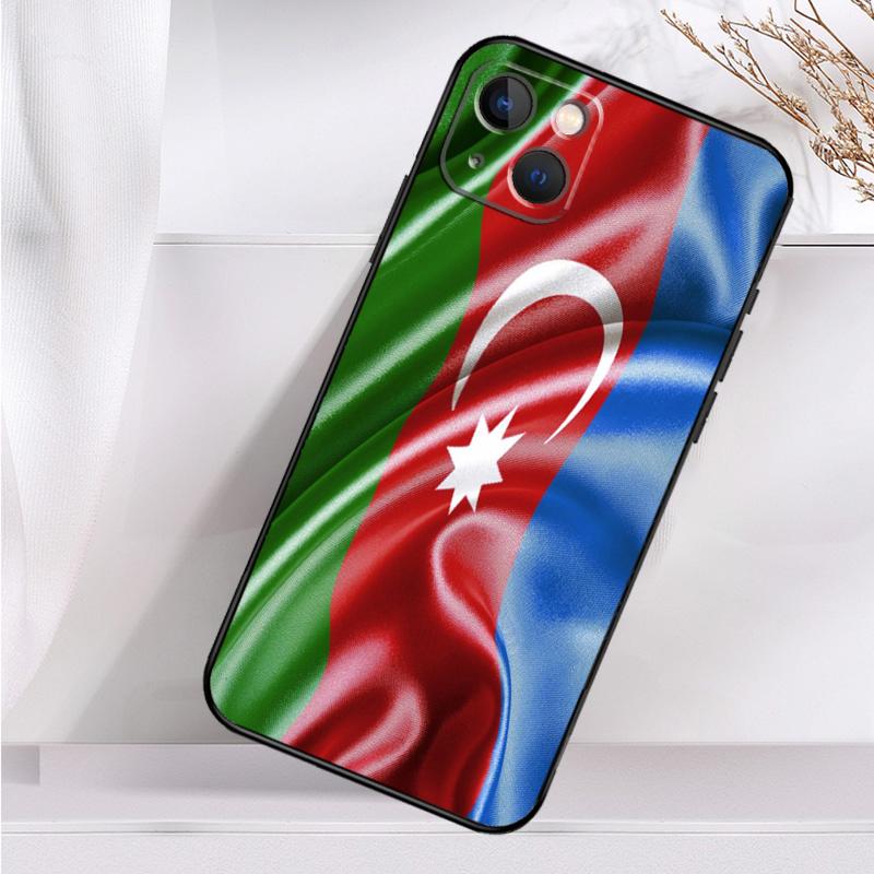 Azerbaijan Flag Phone Case For iPhone 16 15 14 13 12 11 Pro Max Mini X XR XS Max 7 8 Plus Back Cover