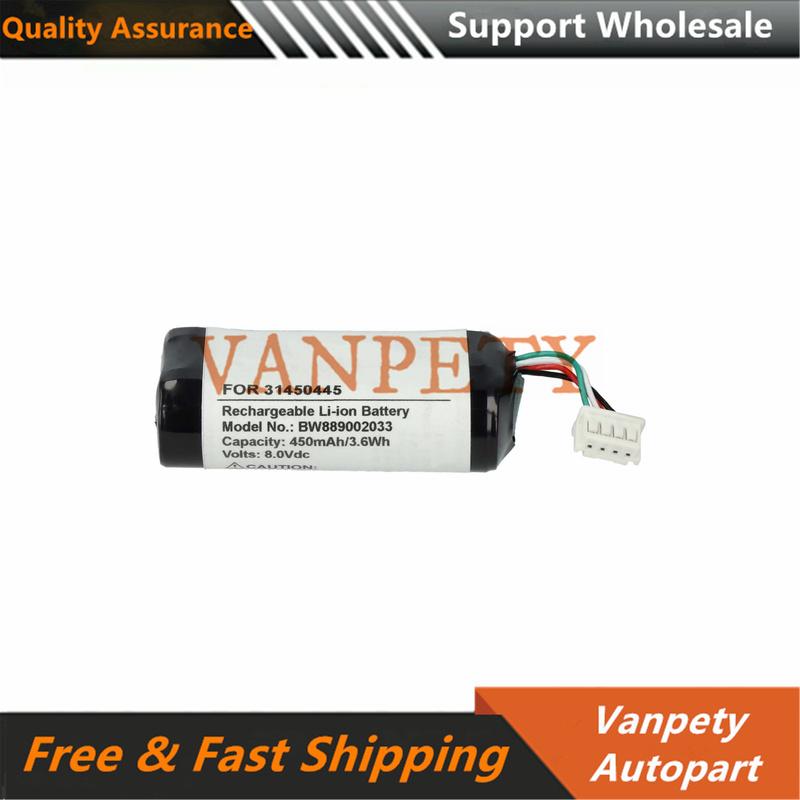 7.2V 450mAh 3.24Wh New For VOLVO 31450445 GBQ6E BP15 Volvo XC90 XC60 XC40 V90 V60 S90 Replacement VCM Gateway S/N:P0839AREV