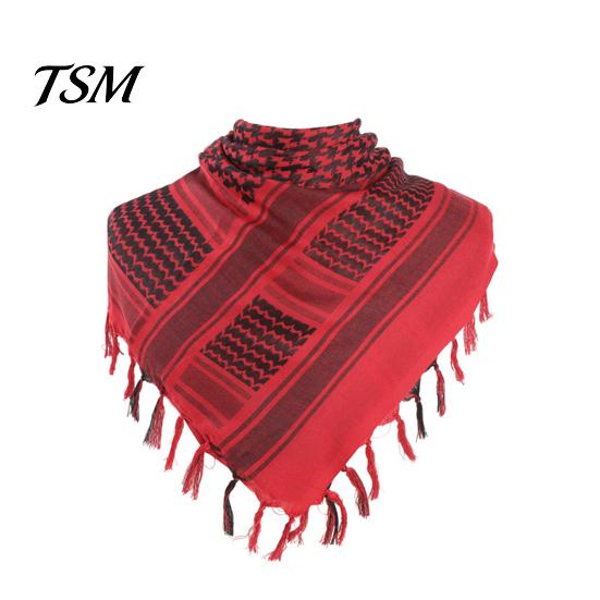 Thick Shawl Women Scarf Thickened Palestine Keffiyeh Wide Tassel Printed Vintage Sunshade Decorative Square Neck Protection Unisex Soft Warm