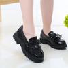 Soft Bottom Comfortable Girls Princess Performance Shoes Preppy Style Dance Performance Leather Shoes British Style Tassel Shoes