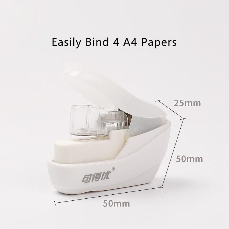 Мини-степлер без гвоздей, простой и легкий степлер для книг, степлер без степлера, офисные переплетные принадлежности, школьные принадлежности