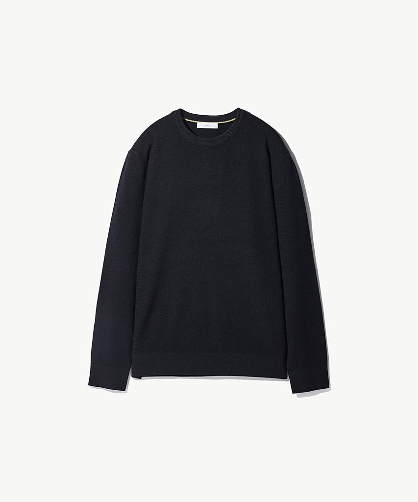 STCO Diems Soft Touch Round Knit Black (Classic Fit)_Dktwz05Csb