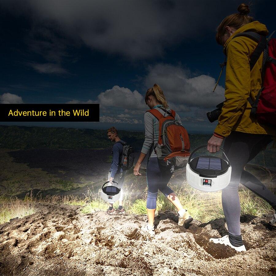 Кемпинговый фонарь с дистанционным управлением, портативный светильник, солнечная лампа для кемпинга, палаточный фонарь, светодиодный аварийный перезаряжаемый аккумулятор солнечной энергии для портативного освещения