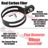 For SC project Arrow Yoshimura AK Brother Mivv Leovince Austinracing Etc Exhaust Tail Pipe Carbon Fiber Stainless Fixed Clamp