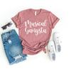 Musical Gangsta Shirt Singer Shirt Actor Actress Drama Theater Shirt Rehearsal Shirt Theatre Gift Broadway Mom Shirt Graphic Tee