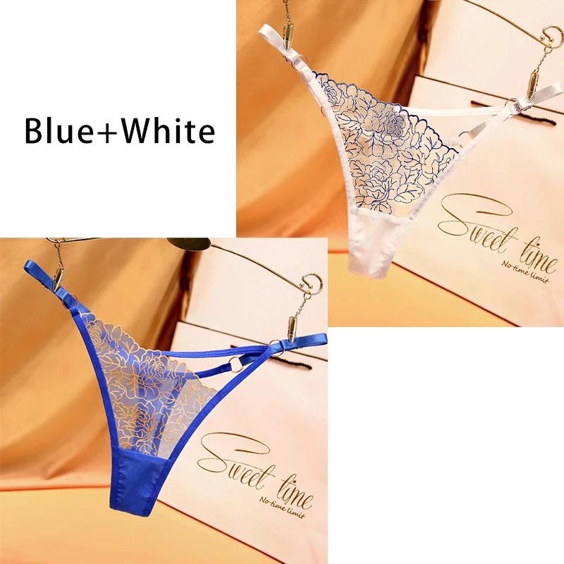 Dulasi Модные брюки-стринги с вырезом на талии и изысканной вышивкой, регулируемый пояс для женского нижнего белья 2271