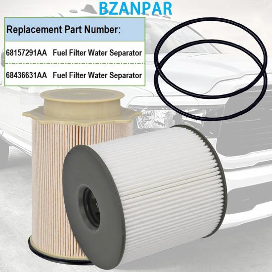 Fuel Filters For Ram 2500 3500 4500 5500 6.7 Cumm Diesel, Fuel Filter For      2024 Dodge Ram 6.7 Diesel, Fuel Filter Water Separator Set Replace