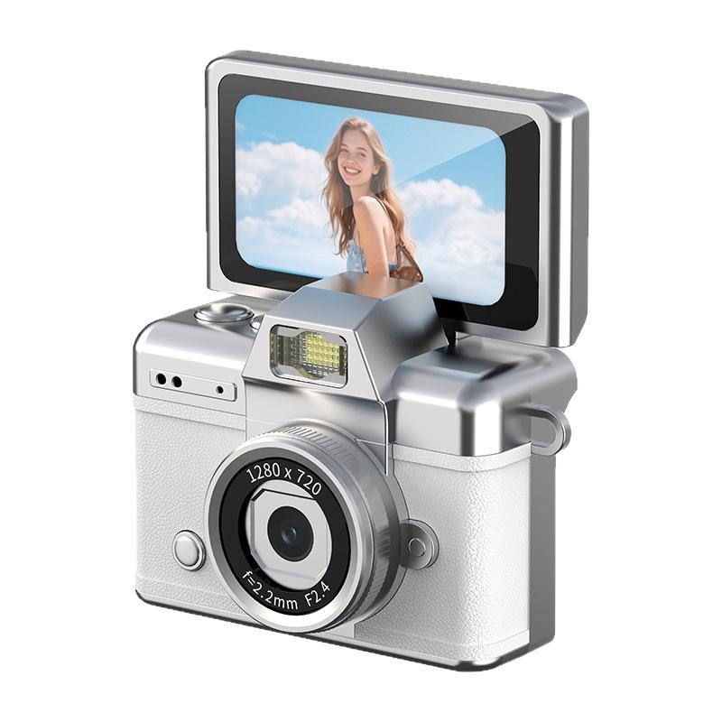Mini Retro HD Thumb Flip Camera for Students and Parties