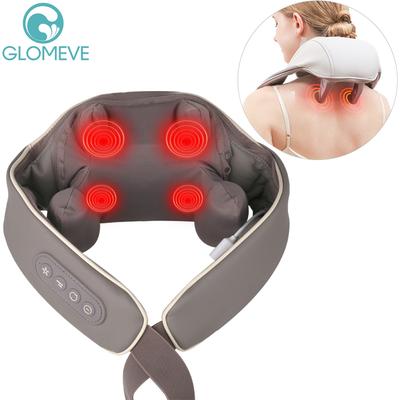 5D Манипулятор Электрический Массажер Для Шеи Шаль Шиацу Разминание Отопление Релаксация Трапециевидных Мышц Перезаряжаемая U-образная Подушка Массаж Спины и Плечей
