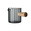 Glass Coffee Mug Mini Milk Jug Espresso Cup Cooker Tea Pot Coffee Maker Jar Wood Handle Measuring Tools Kitchen Home Accessories