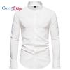 Mens Renaissance Pirate Shirt Long Sleeve Ruffle Collar Tuxedo Shirt Men