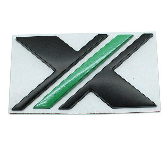 Car 3D Metal X XPOWER Logo Trunk Body Badge Emblem Decals Sticker For M-G 3 7 5 6 EZS TF ZR ZS HS GS GT Hector RX5 RX8