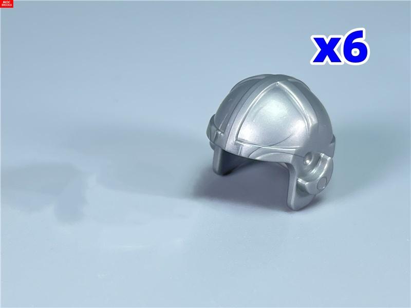 MOC Bricks 30170 30171 Pilot helmet Headgear Visor goggles 4cm Figure Wear DIY Building Blocks Toys Birthday Gifts