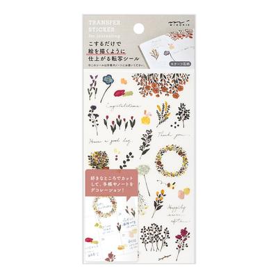 Midori Transfer Sticker Floral Motif 82580006