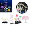 Aquarium Decoration Set Glowing Silicone Coral Decoration Luminous Aquarium Coral Ornaments