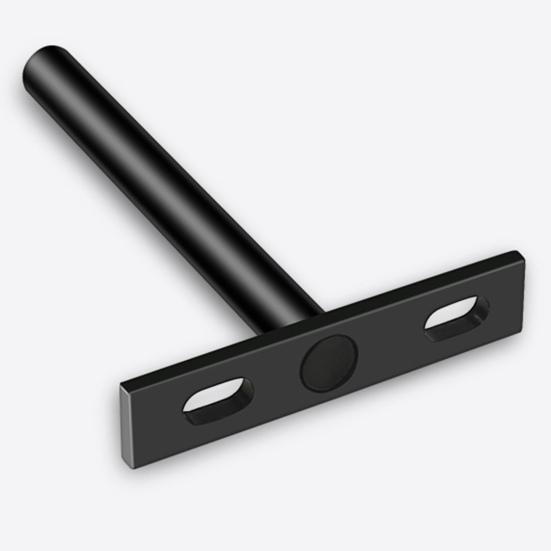 Сверхмощный кронштейн для экономии места, холоднокатаная сталь, Т-образная форма, твердая плавающая настенная опора для полки для дома