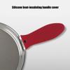 2PCS Thickened Silicone Hot Handle Covers for Pot and Pan Heatproof Kitchen Accessories Antislip Sleeve Easy To Clean