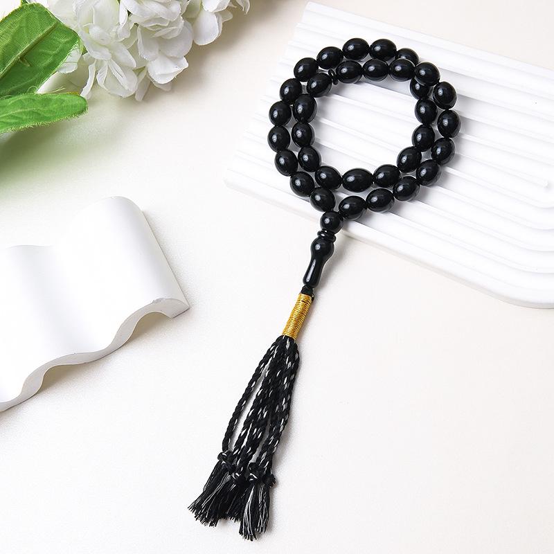Ручные мусульманские четки-браслет с кисточкой из 45 бусин - ближневосточные исламские молитвенные украшения