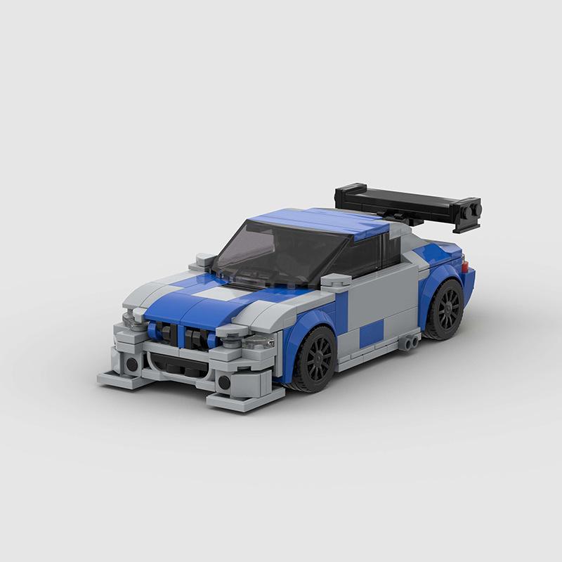 Технический Автомобиль MOC Гоночный Автомобиль Ралли Скорость Строительные Блоки Кирпичи Городской Транспорт Ретро Украшение Суперкар Игрушки Для Детей Взрослых Подарки
