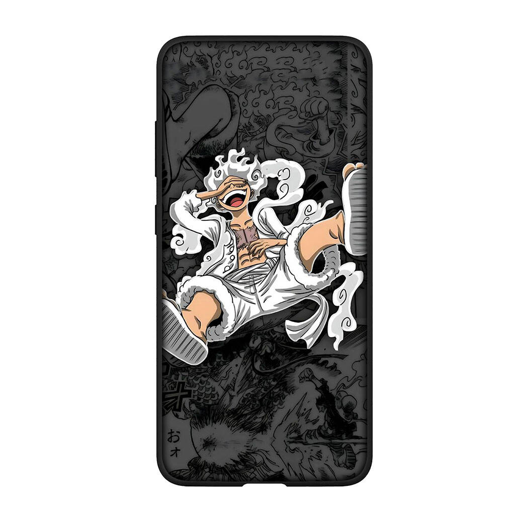 Чехол для телефона Samsung Galaxy S25 S24 S23 S22 Ultra FE Plus A17 A37 A57 A56 A55 A06 A16 A15 A36 A26 A35 A05 A25 A54 A34 с комиксами, Луффи, Gear 5, One Piece.
