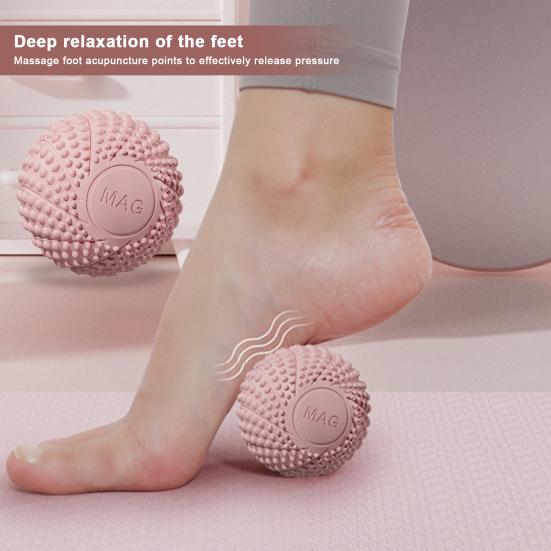 Массажный мячик для акупунктурных точек Расслабляет мышцы Облегчает мышечную боль Массаж тела Йога Рука Здоровье