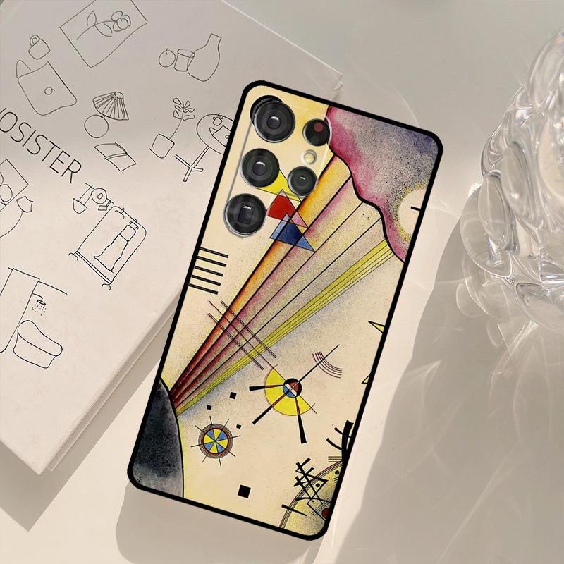Василий Кандинский Абстрактный Художественный Чехол Для Samsung Galaxy S23 S22 Ultra S8 S9 S10 Note 10 Plus Note 20 S21 Ultra S20 FE Fundas