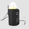 Portable USB Bottle Warmer Travel Milk Heat Keeper Car Baby Bottle Warmer Bottle Heating Bag for