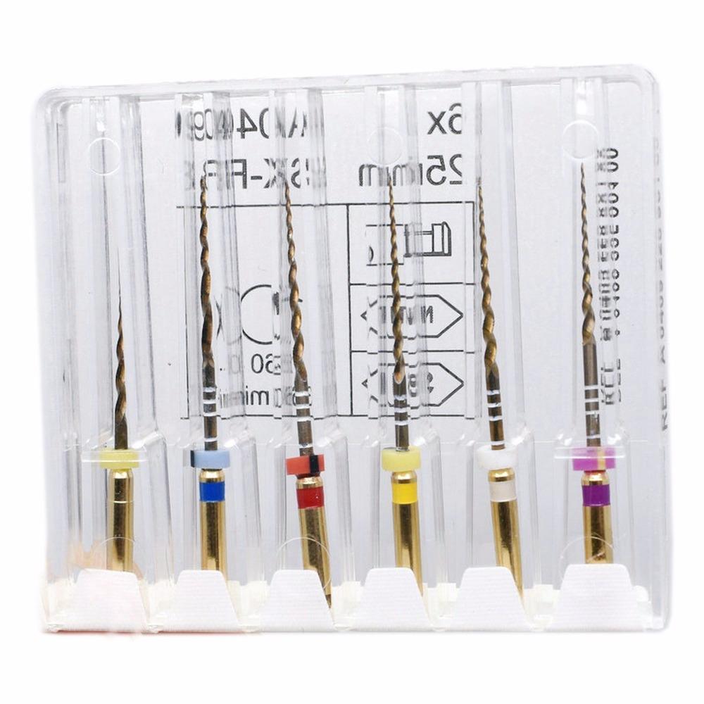 Стоматологические инструменты Супер файлы GOLD файлы Universeral Engine использование роторных файлов Golden Dondontic корневой канал NITI инструмент для стоматолога