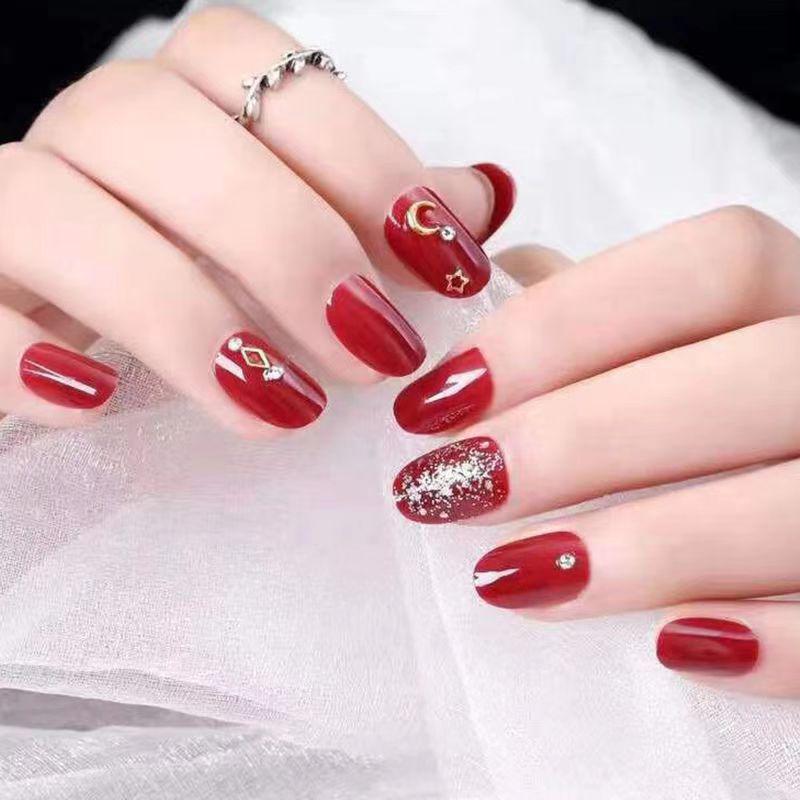 Маленький медвежонок Глиттер Румяна Аврора Градиент Нейл-арт - Сладкий Чистый Стиль Желания