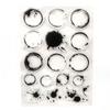 Silicone Stamps Transparent Coffee Stains Stamps Iod Stamps Silicone Stamps  for DIY
