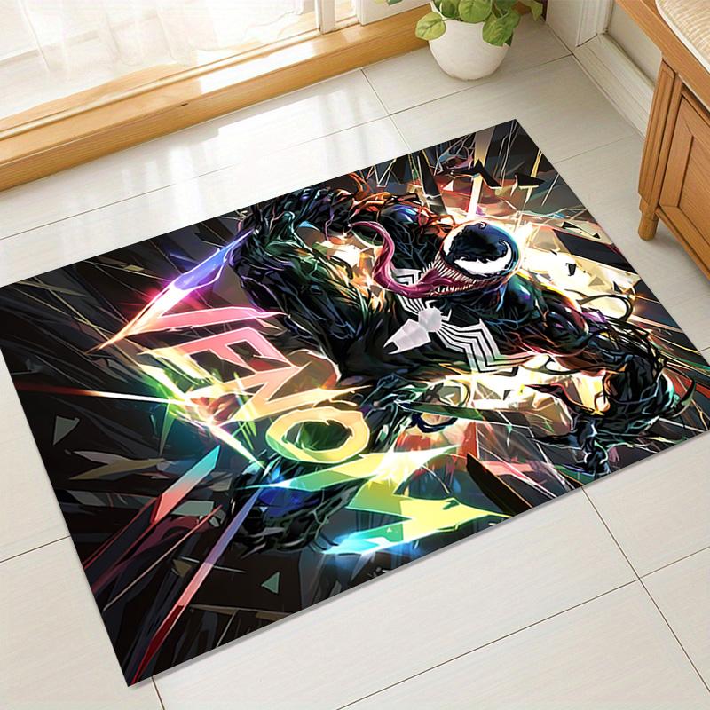 1pc Venoms Iconic Costume Carpet for Playroom Bedroom Living Room Sofa Home Decor,kids Game Area Rug Non-slip Floor Mat Y82662