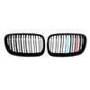2Pcs Car Style Gloss Black Front Kidney Double Slat Grill Grille for BMW X5 E70 2007-2013 X6 E71 E72 2008-2014 Car Accessories