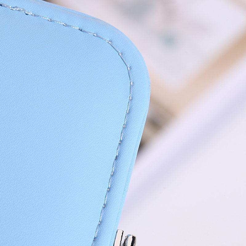 Мини-органайзер для ювелирных изделий из искусственной кожи, портативная портативная машинка для путешествий, футляр для хранения ожерелья, сережек и колец