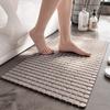 Скандинавский TPE Коврик для ванной противоскользящий Коврик для пола с дренажными отверстиями для душевой комнаты с присосками Мягкий Декор интерьера Подкладка для ног для туалета