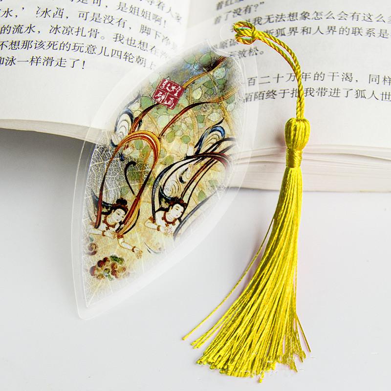 1 шт., милые классические креативные закладки, китайский ветер, натуральные коллекционные предметы, закладки с листьями и жилами, креативные канцелярские принадлежности