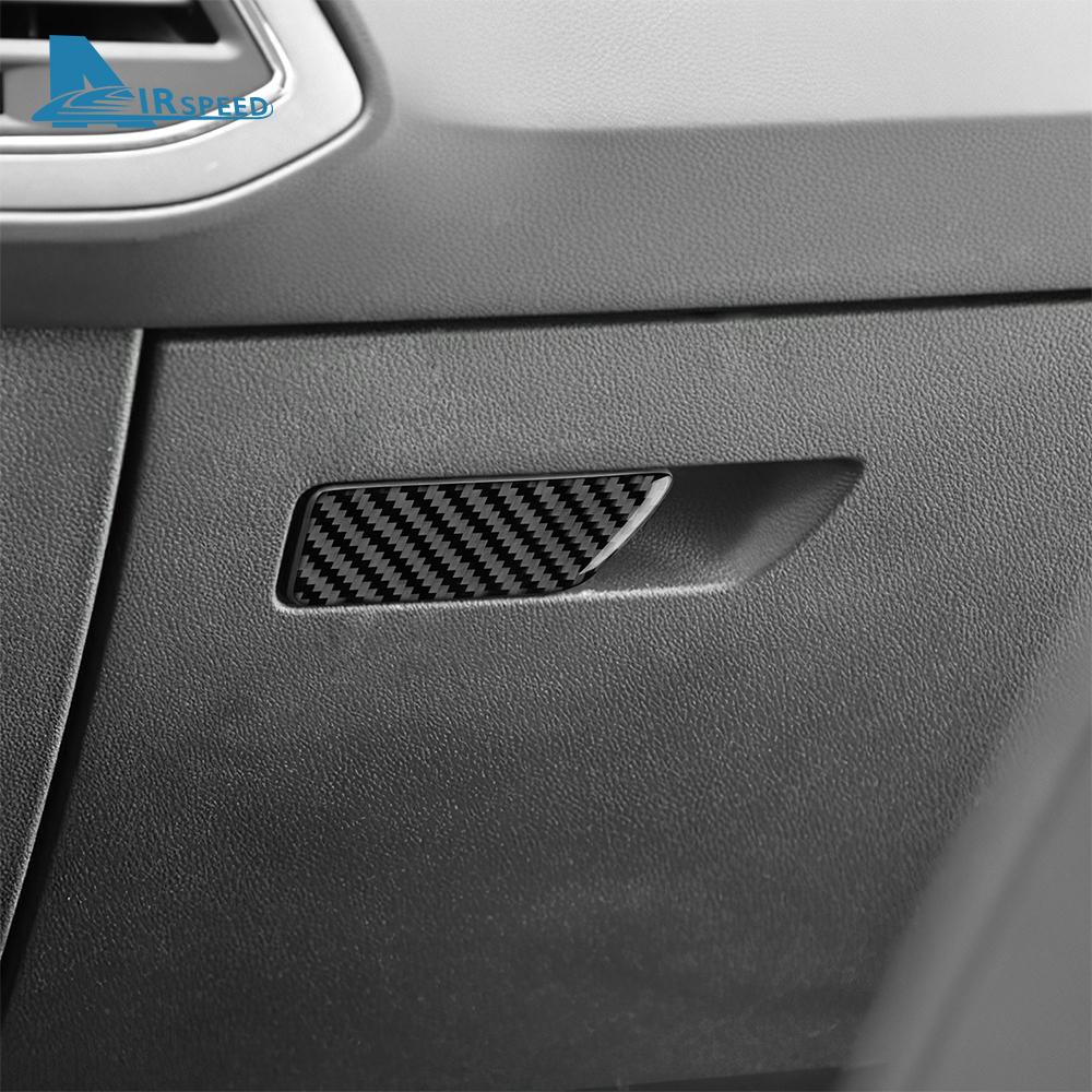 gtxbn6 Real Soft Carbon Fiber Sticker For Seat Leon MK3 2013 2014 2015 2016 2017 2018 2019 2020 LHD RHD Car Front Passenger Box Switch