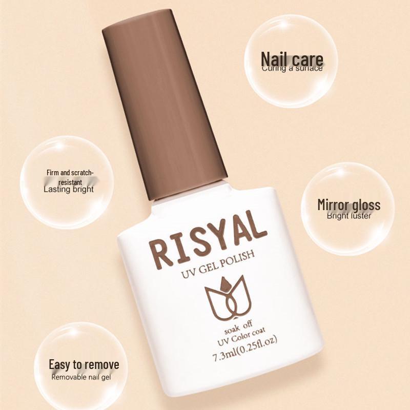 Nail Art Gel: Removable Base, Edge Sealer, Strong Adhesion, Diamond & Blooming Gel, Crystal Plating, Top Coat Polish.