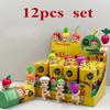 2025 New 12pcs Sonny Angel Blind Box Harvest Series Fruit And Vegetable Figures Ornaments Dolls Fans Children Birthday Christmas Gift