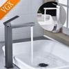 VGX Bathroom Faucets Square High Basin Mixer Sink Tall Faucet Gourmet Washbasin Water Tap Hot Cold Tapware Crane Brass Chrome