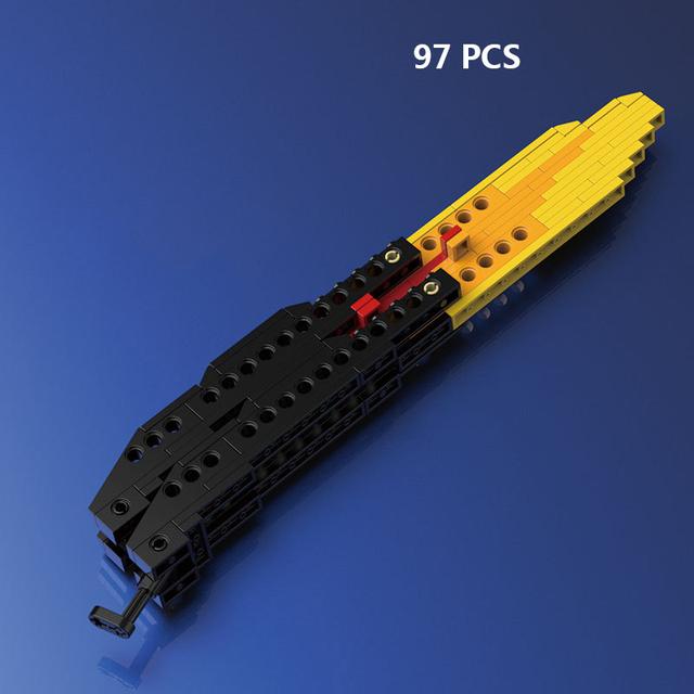 Военное оружие, нож, меч, модель, строительные блоки, кирпич, развивающие строительные игрушки для детей