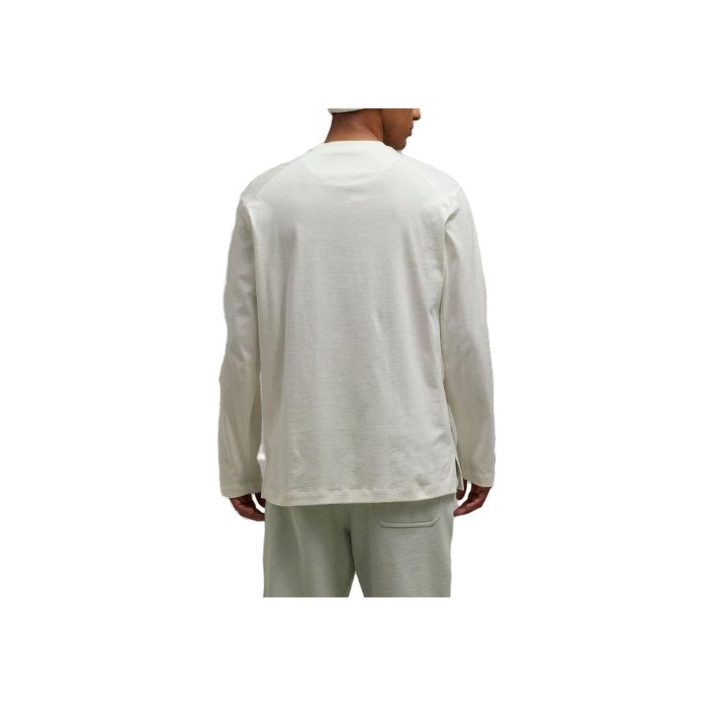 Y-3 Однотонный свитер с круглым вырезом и длинными рукавами, футболка унисекс, топы белого цвета IP7704