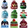 Christmas Themed Light Up Beanie with LED Lights Xmas Gift for Kids Adult